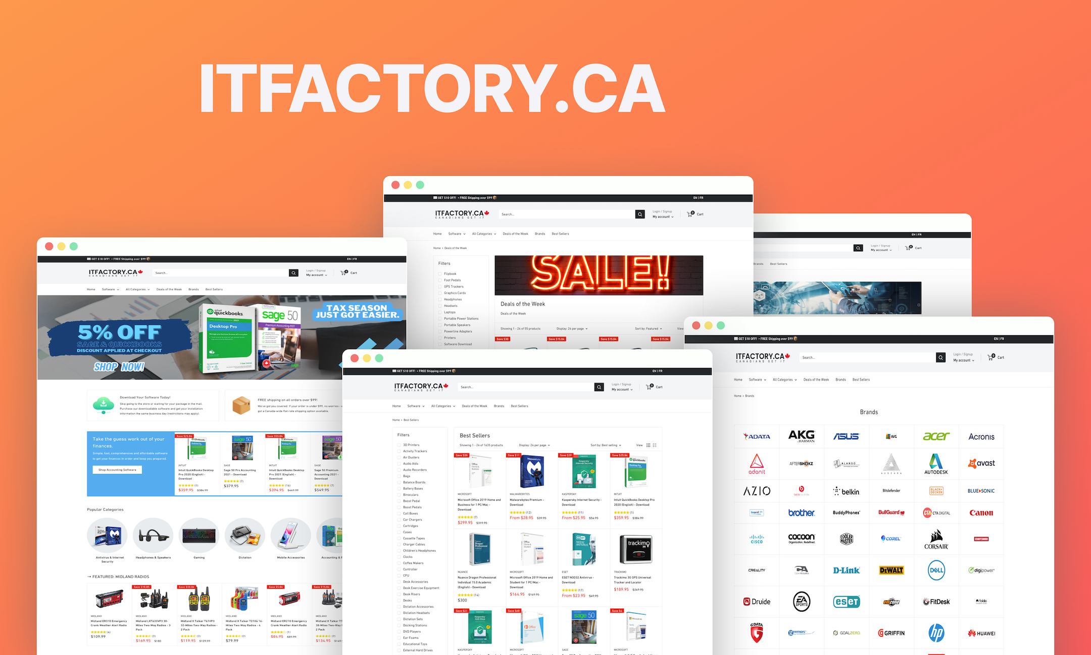 It Factory CA - IT Services Website